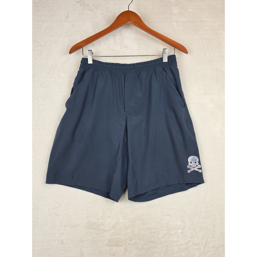 Lululemon x SoulCycle Mens Medium Shorts Navy Skull LM7AA7ST30218 Collab